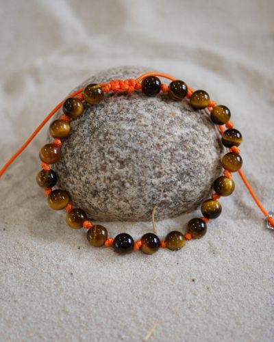 Bracelet Ash lapis lazuli et argent massif 2 bracelet homme ajustable en pierres naturelles et cordon